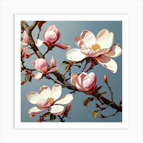 Magnolia 9 Art Print