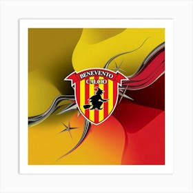 Benevento Calcio Logo Wall Art 3 Art Print