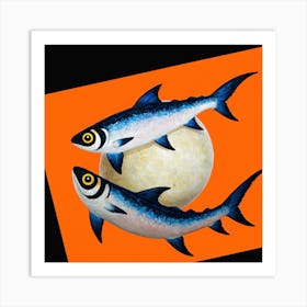 Moon Fish Art Print