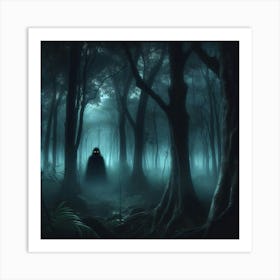 Ghost in the forest Art Print