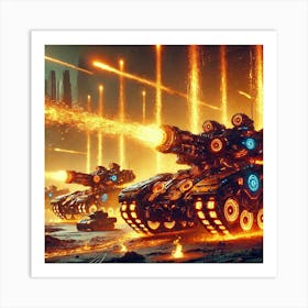 Inferno Tanks Special Ability Converted Art Print