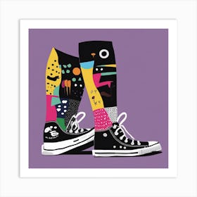 Looking For My Socks Art Print