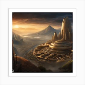 City In The Sky Art Print