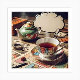 Tea Art 264 Art Print