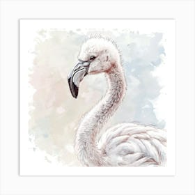 Flamingo Canvas Print Art Print