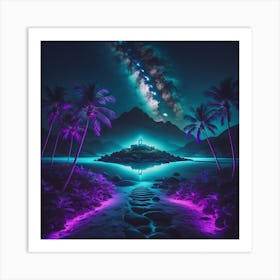 Island Of Reflections Art Print