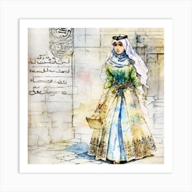 Arabic Woman 2 Art Print