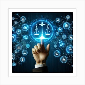 Digital Law And Technology 1 Art Print