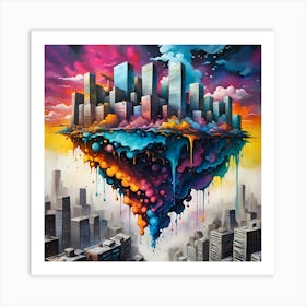 City in the Sky Art Print