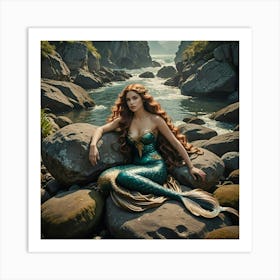 Little Mermaid 4 Art Print