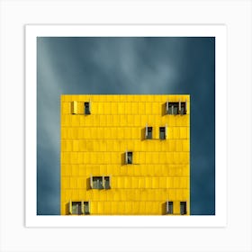 Yellow And Blue Art Print