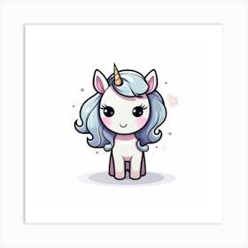 Cute Unicorn 801 Art Print