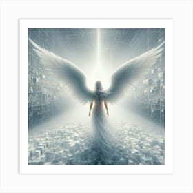 Angel With Wings 10 Art Print