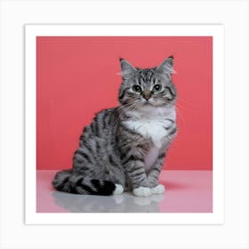 Cat Stock Videos & Royalty-Free Footage Art Print