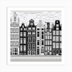 Amsterdam Cityscape 5 Art Print