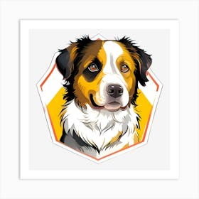 Bernese Mountain Dog 1 Art Print