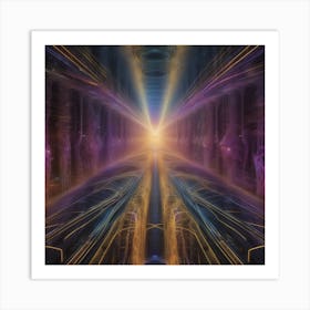 Tunnel Of Light 2 Art Print