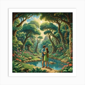 Forest Of Love Art Print