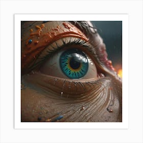 Eye Of A Woman Art Print