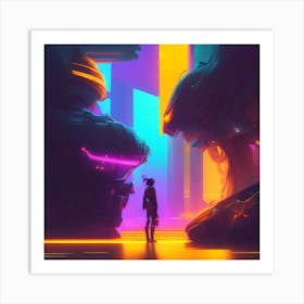 Sci-Fi Art Art Print