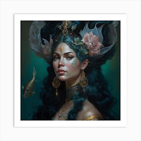 Mermaid 14 Art Print