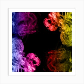 Abstract Smoke Art Print