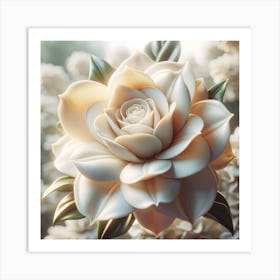 White Rose 2 Art Print