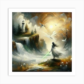 Star Wars Painting Art Print