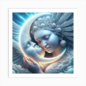 Artiphoria Maori Goddess Of Mot (2) Art Print