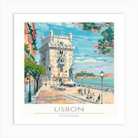 Lisbon Tower Art Print