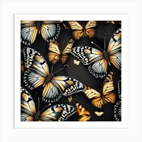 Butterfly Wallpaper 11 Art Print