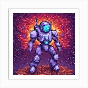 Pixel Art 17 Art Print