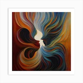 Face Of Love Art Print