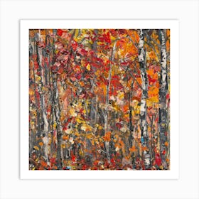 Birch Forest 9 Art Print