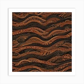 Wavy Waves 2 Art Print