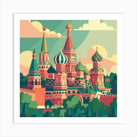 Moscow Cathedral Art Print