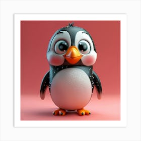 Cute Penguin 3 Art Print