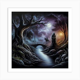 Spooky Forest Art Print