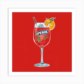 Aperol Spritz 2 Art Illustration Zre16 0esdc16cfwtbse6a Pbtihzyjqum Mececpk6fa Art Print