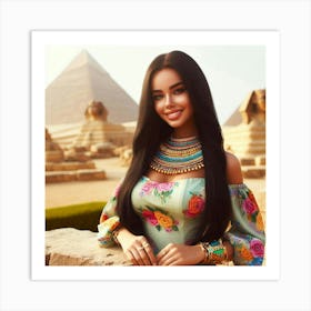 Egypt Woman Art Print