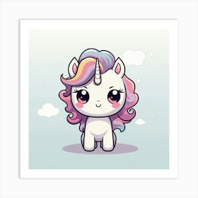 Cute Unicorn 193 Art Print