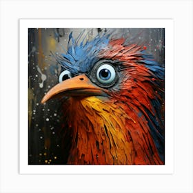 Colorful Bird Art Print