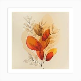 Autumn Leaves 1 Art Print