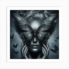 Black Butterfly 3 Art Print