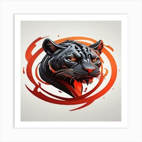 Panther Logo 1 Art Print