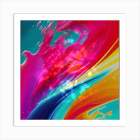 Abstract Painting 14 Art Print