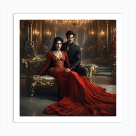 prince and princess Art Print