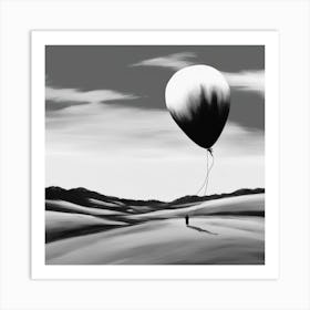 Balloon In The Sky 2 Art Print