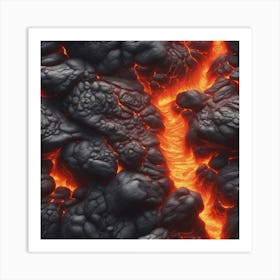 Lava Flow 30 Art Print