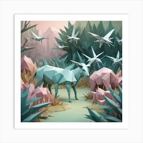 Paper Art Art Print